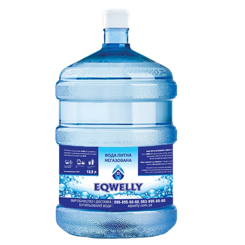 ВОДА «EQWELLY» Вода питьевая, 18,9 л